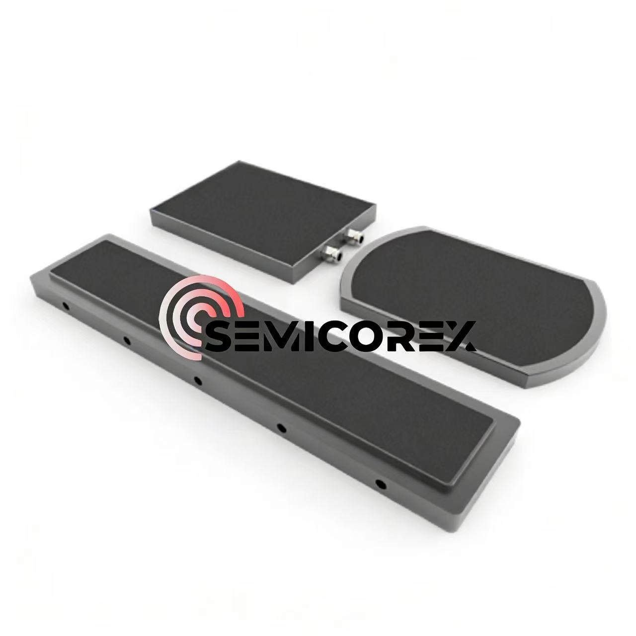 Ceramiczne uchwyty próżniowe z czarnego tlenku glinu