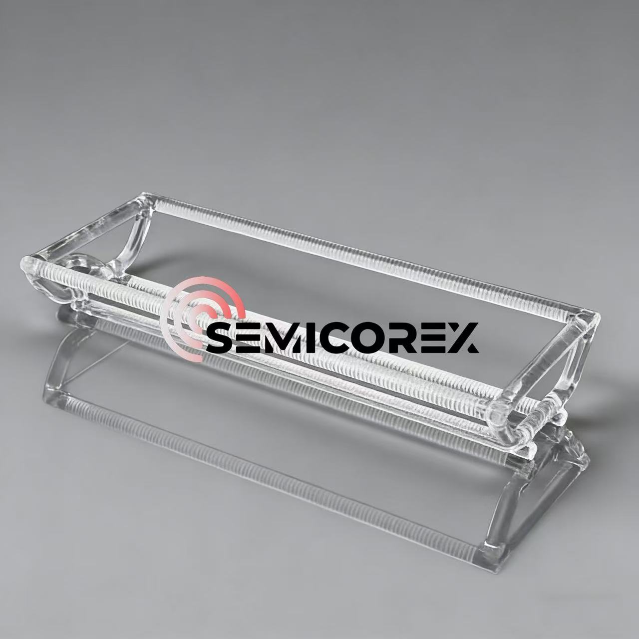 Poziome łódki waflowe kwarcowe